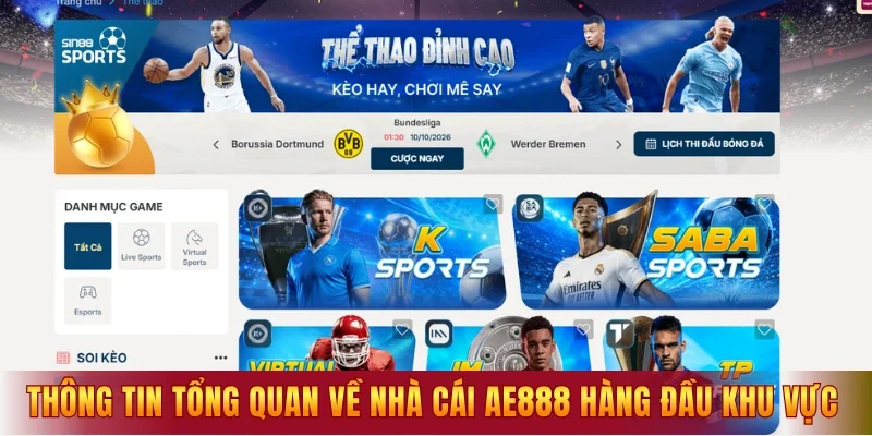 Thông tin tổng quan về nhà cái AE888 hàng đầu khu vực